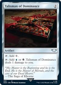 Talisman of Dominance (255) (Surge Foil) - Universes Beyond: Warhammer 40,000 - Magic: The Gathering card