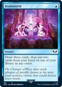 Brainstorm - Universes Beyond: Warhammer 40,000 - Magic: The Gathering card