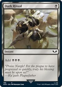 Dark Ritual - Universes Beyond: Warhammer 40,000 - Magic: The Gathering card