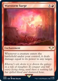 Warstorm Surge - Universes Beyond: Warhammer 40,000 - Magic: The Gathering card
