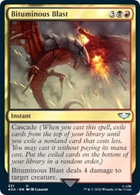Bituminous Blast - Universes Beyond: Warhammer 40,000 - Magic: The Gathering card