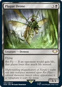 Plague Drone - Universes Beyond: Warhammer 40,000 - Magic: The Gathering card