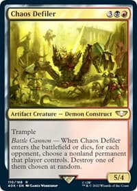 Chaos Defiler - Universes Beyond: Warhammer 40,000 - Magic: The Gathering card