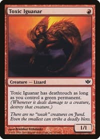 Toxic Iguanar - Conflux - Magic: The Gathering card