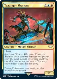 Tzaangor Shaman - Universes Beyond: Warhammer 40,000 - Magic: The Gathering card