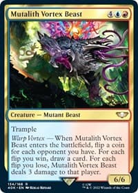 Mutalith Vortex Beast - Universes Beyond: Warhammer 40,000 - Magic: The Gathering card