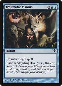 Traumatic Visions - Conflux - Magic: The Gathering card
