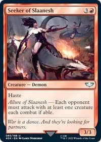 Seeker of Slaanesh (Surge Foil) - Universes Beyond: Warhammer 40,000 - Magic: The Gathering card
