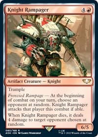 Knight Rampager (Surge Foil) - Universes Beyond: Warhammer 40,000 - Magic: The Gathering card
