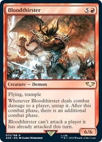 Bloodthirster (Surge Foil) - Universes Beyond: Warhammer 40,000 - Magic: The Gathering card