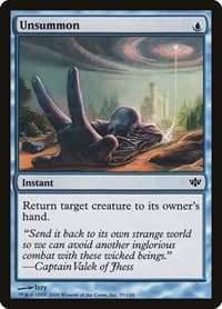 Unsummon - Conflux - Magic: The Gathering card