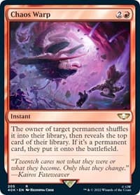 Chaos Warp (Surge Foil) - Universes Beyond: Warhammer 40,000 - Magic: The Gathering card