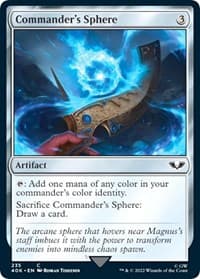 Commander's Sphere (235) (Surge Foil) - Universes Beyond: Warhammer 40,000 - Magic: The Gathering card