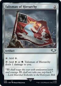 Talisman of Hierarchy - Universes Beyond: Warhammer 40,000 - Magic: The Gathering card