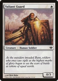 Valiant Guard - Conflux - Magic: The Gathering card