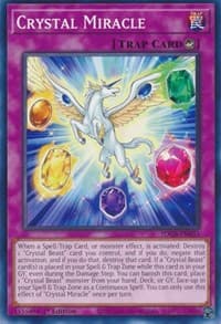 Crystal Miracle - Structure Deck: Legend of the Crystal Beasts - YuGiOh card