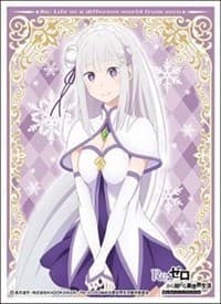 Ensky Imported Card Sleeves: Re:Zero -Starting Life in Another World - Emilia (80 Pack) - Ensky Card Sleeves - Card Sleeves card