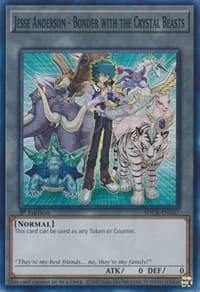 Jesse Anderson - Bonder with the Crystal Beasts - Structure Deck: Legend of the Crystal Beasts - YuGiOh card