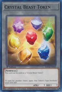 Crystal Beast Token - Structure Deck: Legend of the Crystal Beasts - YuGiOh card