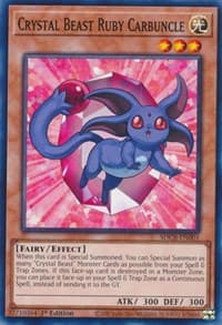 Crystal Beast Ruby Carbuncle - Structure Deck: Legend of the Crystal Beasts - YuGiOh card