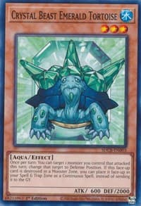 Crystal Beast Emerald Tortoise - Structure Deck: Legend of the Crystal Beasts - YuGiOh card