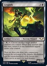 Cryptek - Universes Beyond: Warhammer 40,000 - Magic: The Gathering card