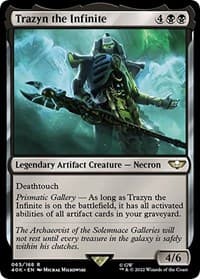 Trazyn the Infinite (Surge Foil) - Universes Beyond: Warhammer 40,000 - Magic: The Gathering card
