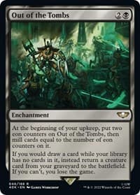 Out of the Tombs (Surge Foil) - Universes Beyond: Warhammer 40,000 - Magic: The Gathering card