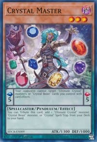 Crystal Master - Structure Deck: Legend of the Crystal Beasts - YuGiOh card
