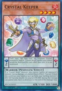 Crystal Keeper - Structure Deck: Legend of the Crystal Beasts - YuGiOh card