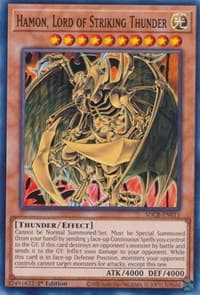 Hamon, Lord of Striking Thunder - Structure Deck: Legend of the Crystal Beasts - YuGiOh card
