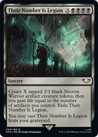 Their Number Is Legion - Universes Beyond: Warhammer 40,000 - Magic: The Gathering card