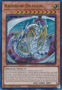 Rainbow Dragon - Structure Deck: Legend of the Crystal Beasts - YuGiOh card