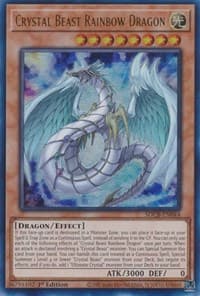Crystal Beast Rainbow Dragon - Structure Deck: Legend of the Crystal Beasts - YuGiOh card