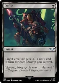 Defile - Universes Beyond: Warhammer 40,000 - Magic: The Gathering card