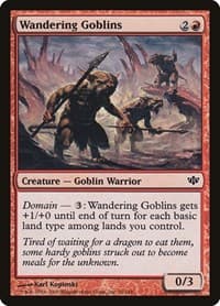 Wandering Goblins - Conflux - Magic: The Gathering card