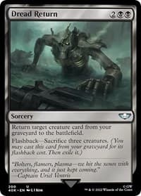 Dread Return - Universes Beyond: Warhammer 40,000 - Magic: The Gathering card