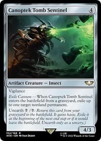 Canoptek Tomb Sentinel - Universes Beyond: Warhammer 40,000 - Magic: The Gathering card