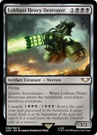 Lokhust Heavy Destroyer - Universes Beyond: Warhammer 40,000 - Magic: The Gathering card