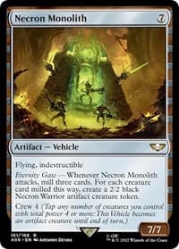 Necron Monolith - Universes Beyond: Warhammer 40,000 - Magic: The Gathering card