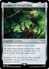 Sceptre of Eternal Glory - Universes Beyond: Warhammer 40,000 - Magic: The Gathering card