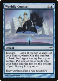 Worldly Counsel - Conflux - Magic: The Gathering card
