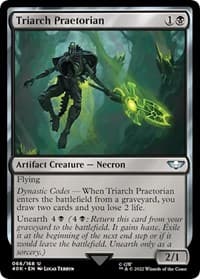 Triarch Praetorian - Universes Beyond: Warhammer 40,000 - Magic: The Gathering card