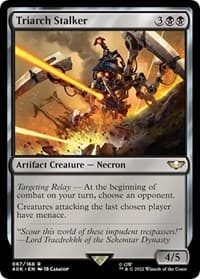 Triarch Stalker - Universes Beyond: Warhammer 40,000 - Magic: The Gathering card
