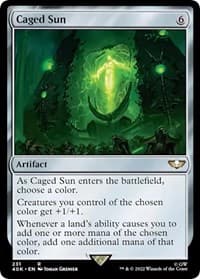 Caged Sun - Universes Beyond: Warhammer 40,000 - Magic: The Gathering card