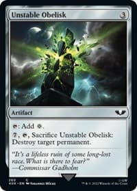 Unstable Obelisk - Universes Beyond: Warhammer 40,000 - Magic: The Gathering card