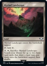 Myriad Landscape - Universes Beyond: Warhammer 40,000 - Magic: The Gathering card