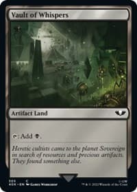 Vault of Whispers - Universes Beyond: Warhammer 40,000 - Magic: The Gathering card