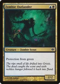 Zombie Outlander - Conflux - Magic: The Gathering card