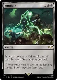 Mutilate (Surge Foil) - Universes Beyond: Warhammer 40,000 - Magic: The Gathering card